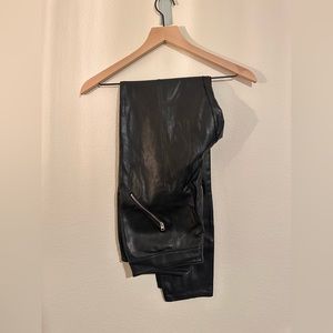 Aritzia Wilfred Faux Leather Leggings